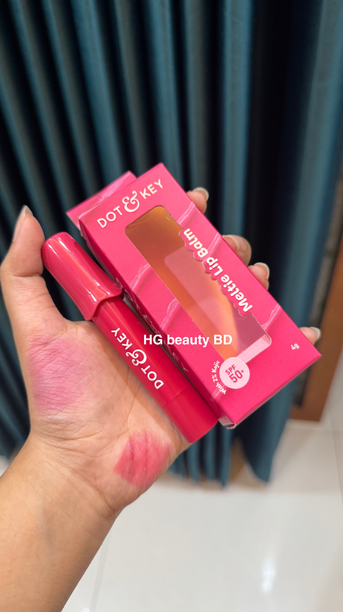 Dot & Key Meltie Lip Balm SPF 50+ with 2% Kojic - Strawberry Glaze 