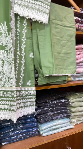 Pakistani Original Hayat's Cotton Embroidered Stitched 2Pcs _ Green