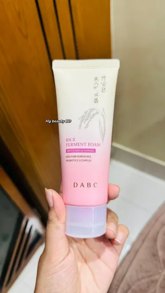 Dabo Whitening & Shining Rice Ferment Foam Face Wash 100ml