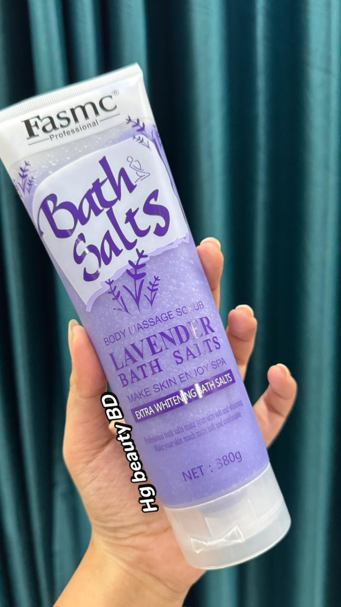 Fasmc Bath Salts Lavender Body Massage Scrub 380g