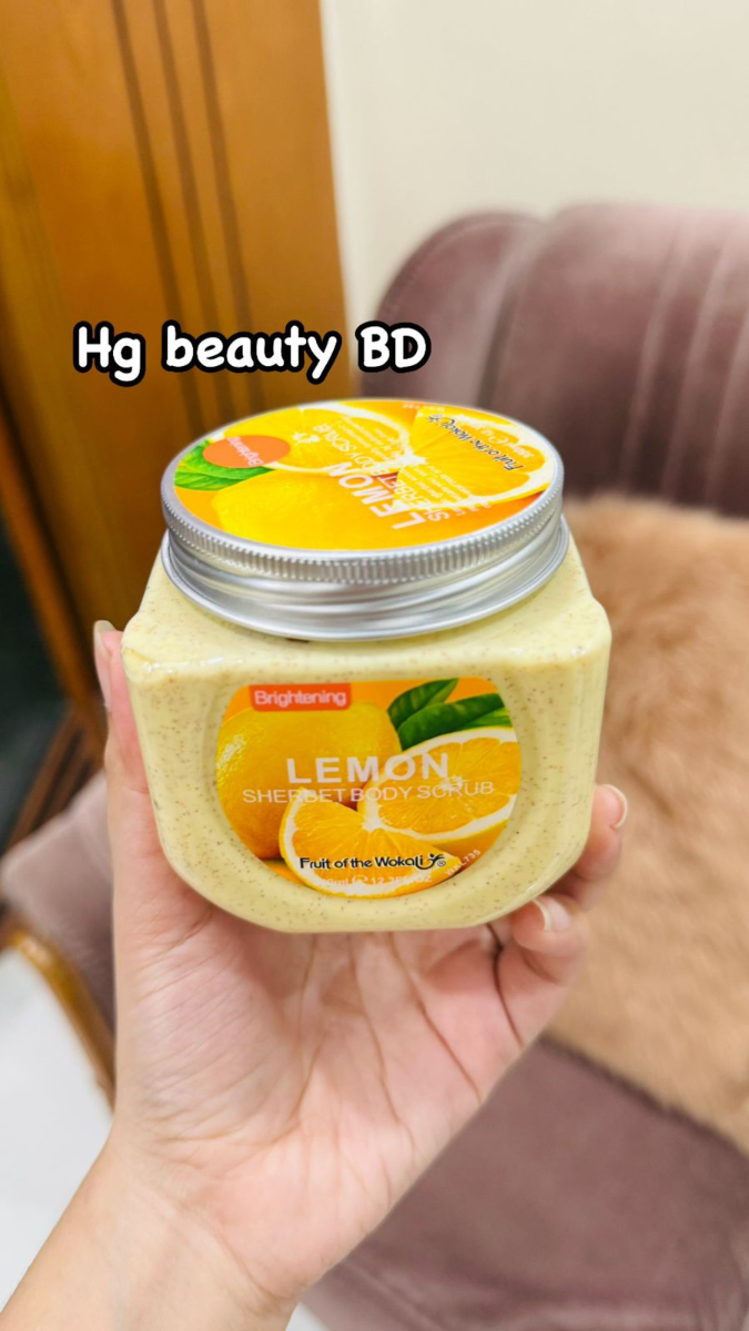 Fruit of Wokali Lemon Body Scrub 350ml