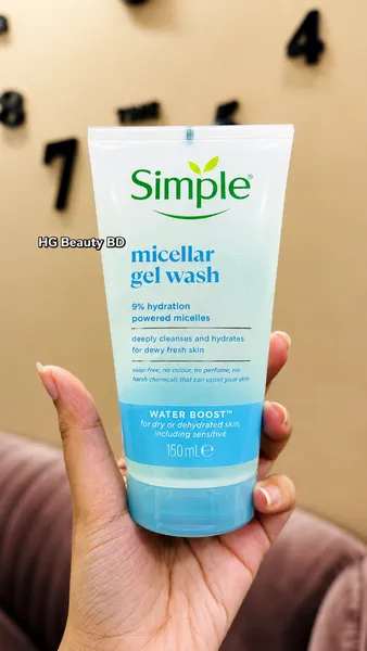 Simple Water Boost Micellar Facial Gel Wash 150ml