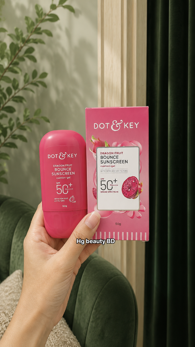 Dot And Key Dragon Fruit Bounce Sunscreen SPF 50+ PA++++ with New-Age UV Filters 50g