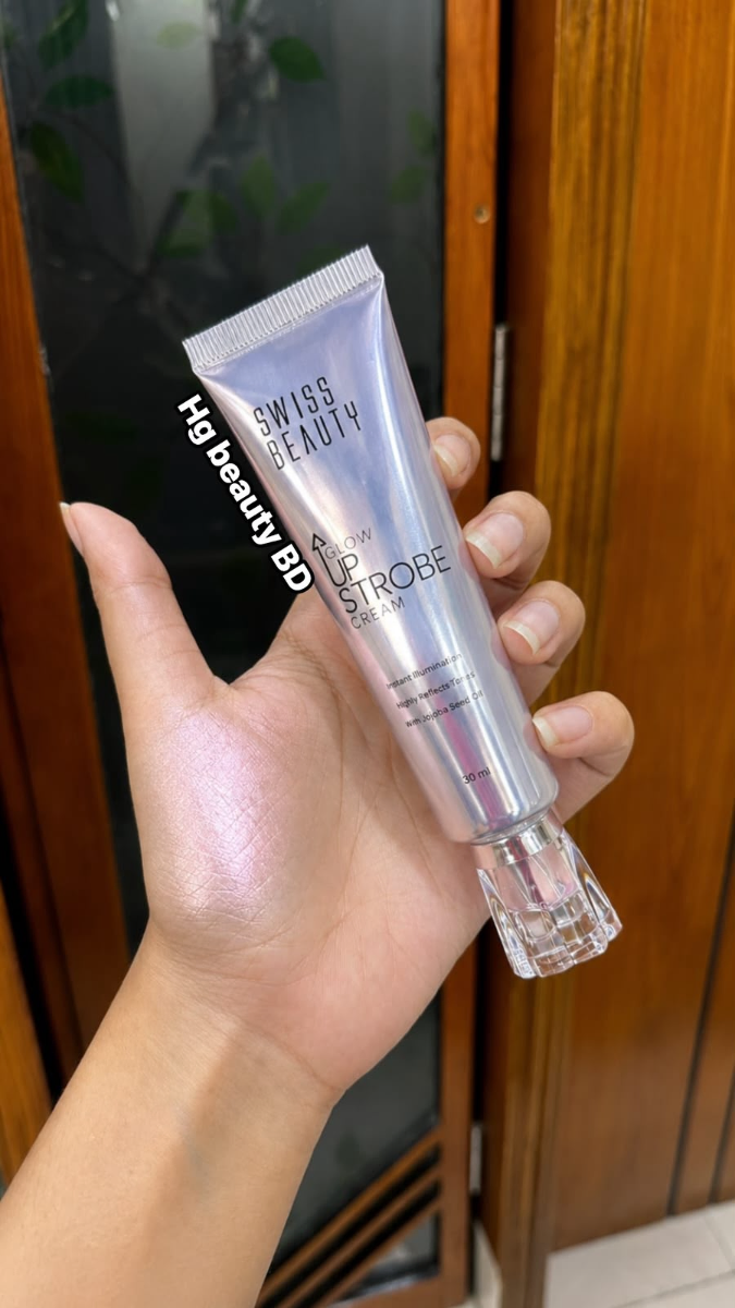 Swiss Beauty Glow Up Strobe Cream Instant Illumination Weightless Feel With Jojoba Seed Oil - 01 Pink Twilight