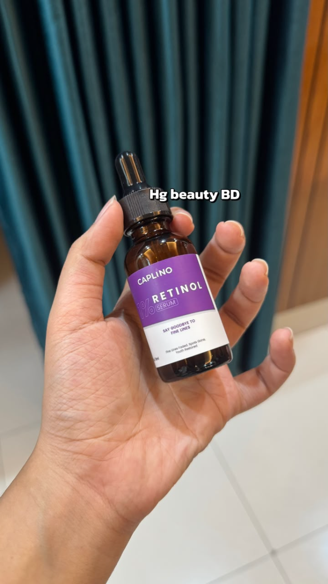 Caplino 1% Retinol Serum Fine Lines Faded, Spots Gone & Youth Retored