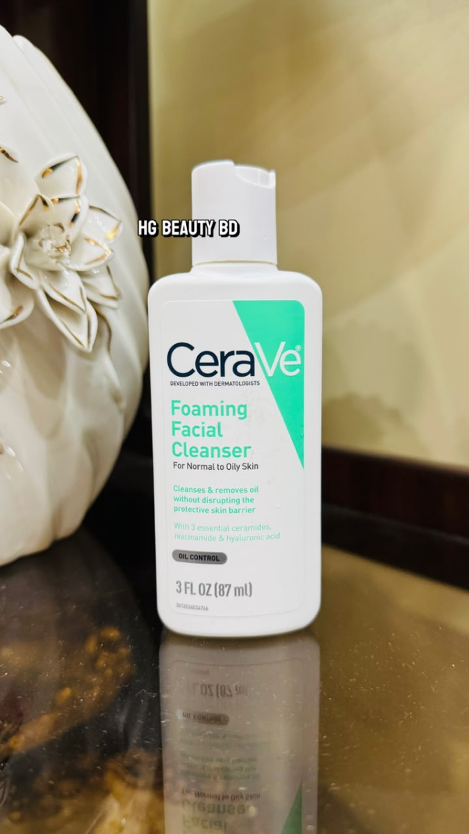 Cerave Foaming Facial Cleanser for Normal To Oily Skin 87ml