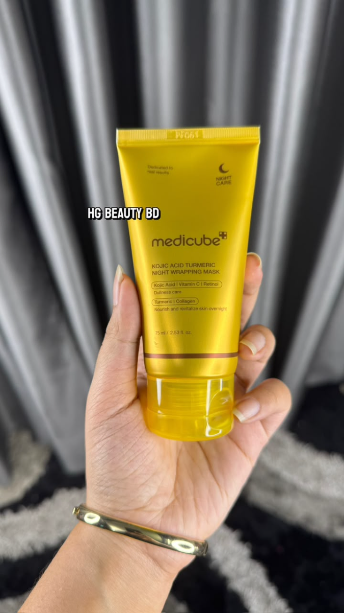 MEDICUBE Kojic Acid Turmeric Night Wrapping Mask – 75ml