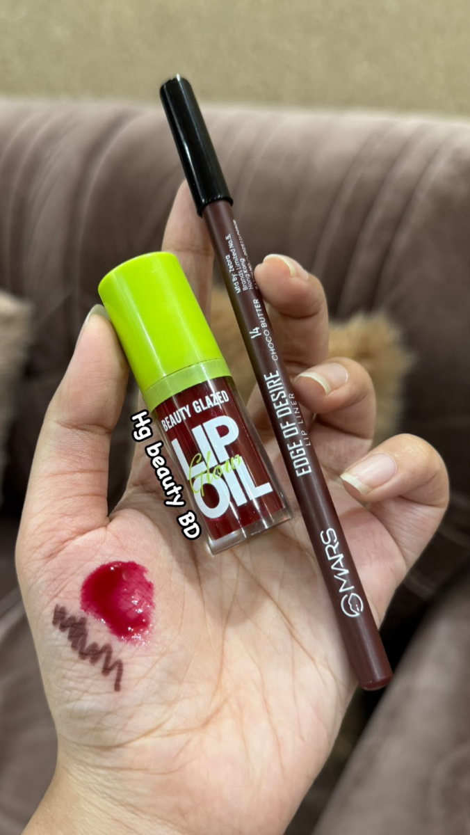 Dark bold lip combo