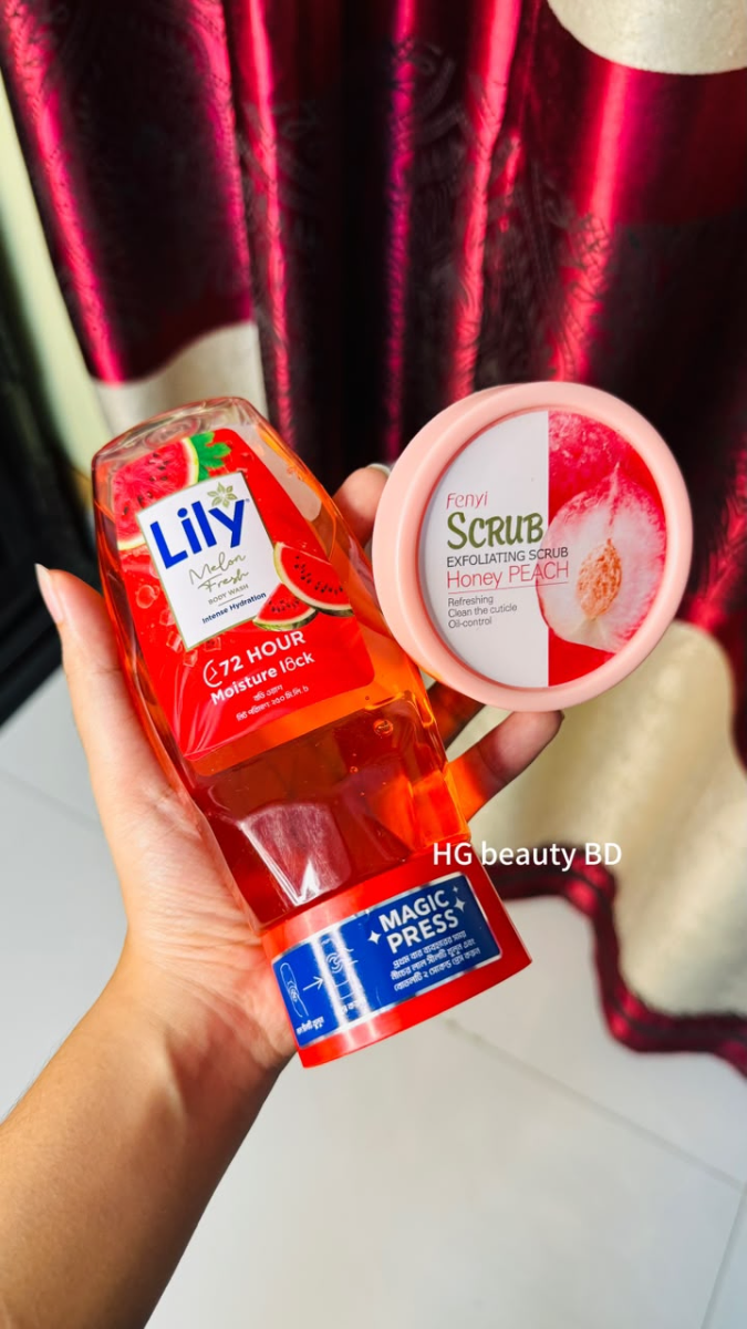 Soft body shower combo