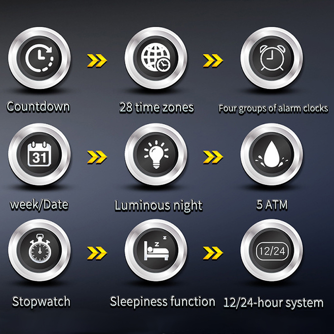 SANDA QUARTZ GB-S6306BS