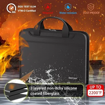 Fireproof and Waterproof 13-Layer Expandable File Folder Storage Bag