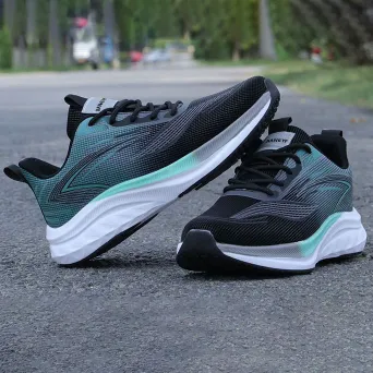 LIGHTWEIGHT BREATHABLE SHOCK-ABSORBING CASUAL SHOE 1214BL