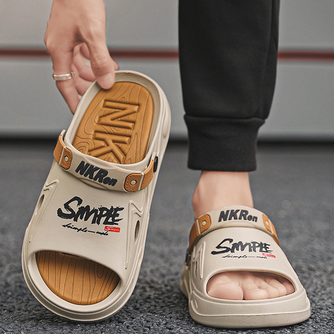 OUTERWEAR COMFORTABLE CASUAL THICK-SOLED SANDALS 3301KhBr