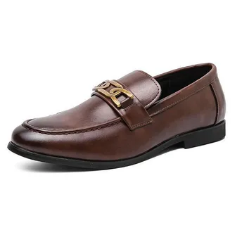 TRENDY PATENT BUSINESS LEATHER SHOE GB-0820