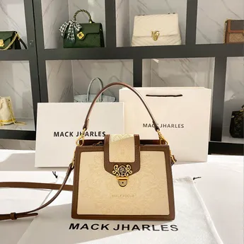 Chanel style rhombus chain underarm bag