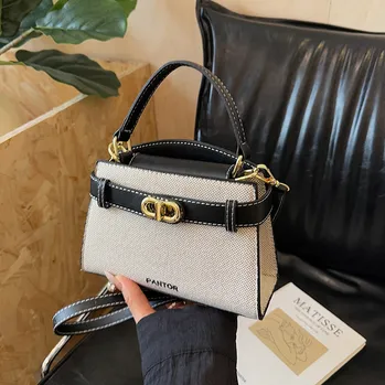 VERSATILE COLOR-BLOCKED WOMEN BAG GB-7931B