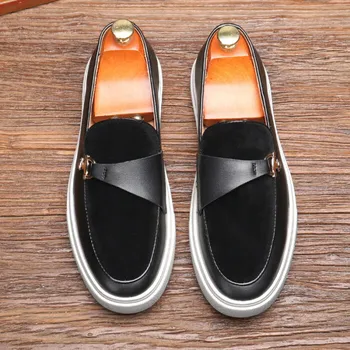 Premium Leather British Retro Men’s Loafers Shoes