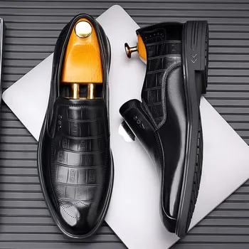 Genuine Leather Men’s Business Formal Shoes
