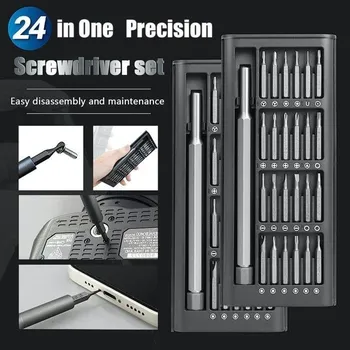 24 in 1 Screwdriver Repair Tool Box Set 