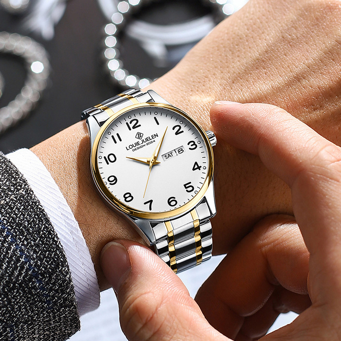 LOUIE JUELEN QUARTZ GB-L585SGW