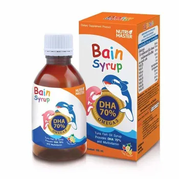 Nutri Master Bain Syrup DHA 70% Omega-3 – 150 ml