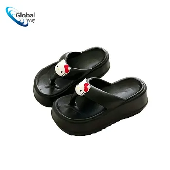 Cute Cartoon  EVA Platform Flip Flops