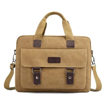 Retro Style Canvas Shoulder Bag