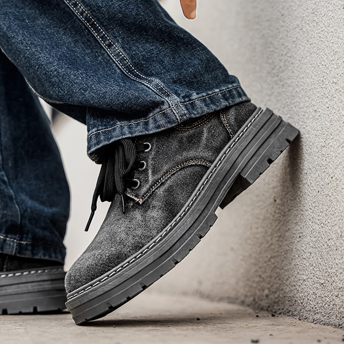 BRITISH STYLE DENIM OUTDOOR CASUAL SHOES GB-0810