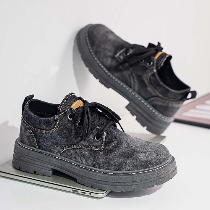 BRITISH STYLE DENIM OUTDOOR CASUAL SHOES GB-0810