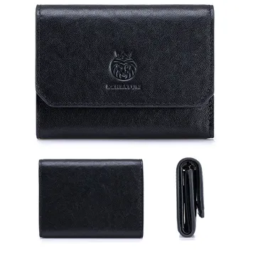 GENUINE LEATHER  MULTI-FUNCTIONAL SHORT WALLET GB-8310B