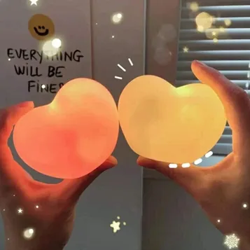 Heart Shaped LED Small Night Light (1 Pc)