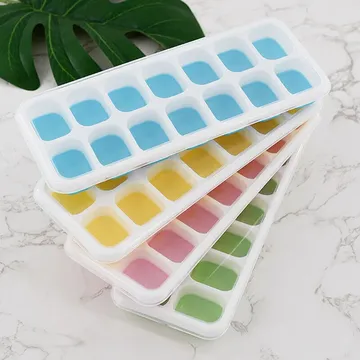 Silicone Ice Cube Trays with Lid