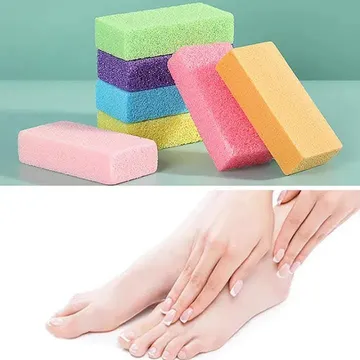 Feet Pedicure Handle Pumice Stone Scraper (1 Pc)