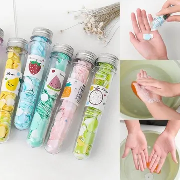 Portable Mini Flower Paper Soap (1 Pc)