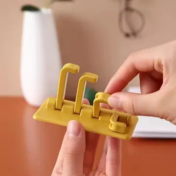 Multicolor Adhesive Wall Rotating Hanger Hook (2 pc)