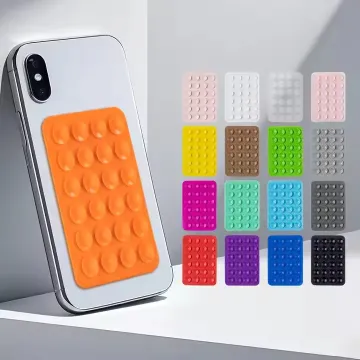 Silicone Single Sided Sticky Phone Suction Pad (2Pc)