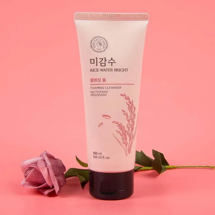 The Face Shop Rice Water Bright Facial Foaming Cleanser 100ml
