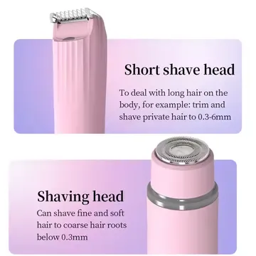 IPX4 Waterproof Cordless Electric Body Shaver for Women