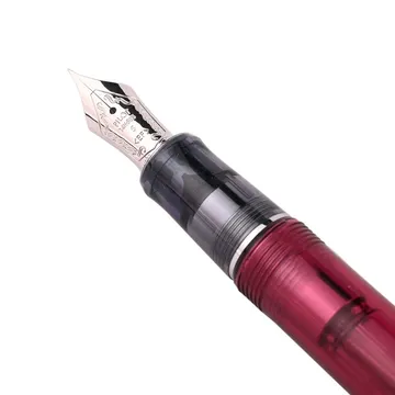 Pilot Custom 74 Fountain Pen - Wine Red 14K Gold 