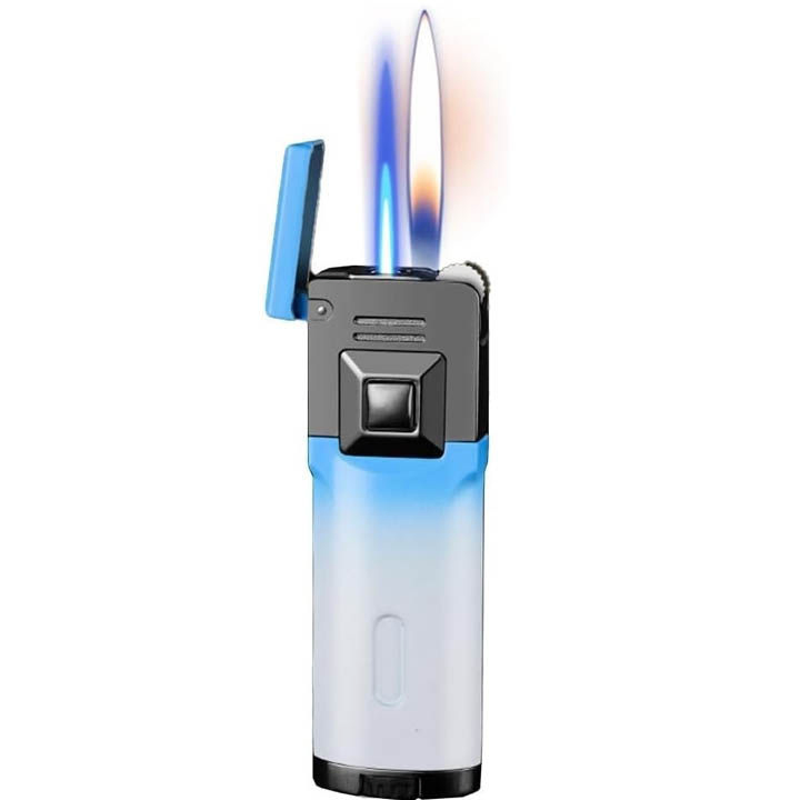 Dual Flame Switchable Lighter