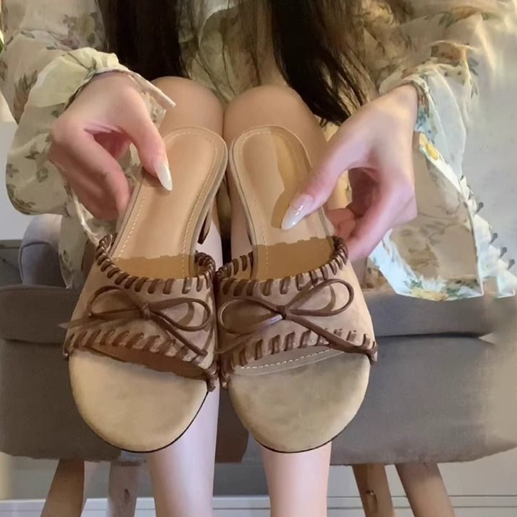 RETRO CHUNKY HEEL WOMEN SANDALS GB-0136