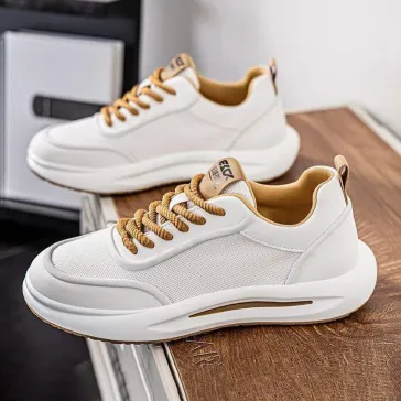 BREATHABLE RETRO STYLE MESH CASUAL SHOE D383W