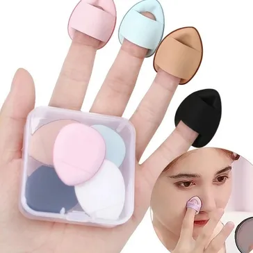  Finger Mini Puff Set With Box (5 Pcs)