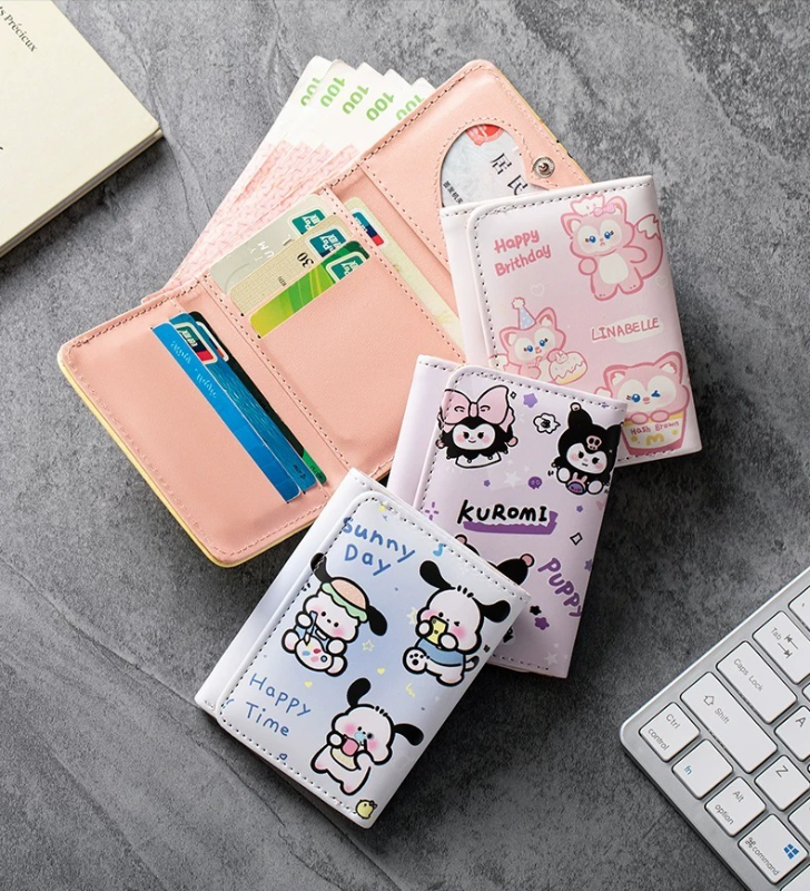 Cartoon Cute Multifunction Folding Wallet