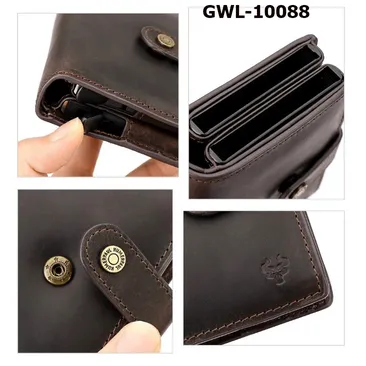 Hummer Paul double aluminum alloy card box men's wallet