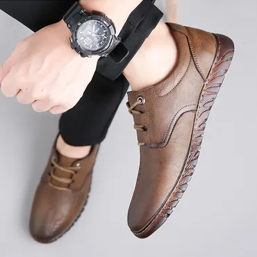 BREATHABLE NON-SLIP BUSINESS CASUAL SHOES GB-XD25