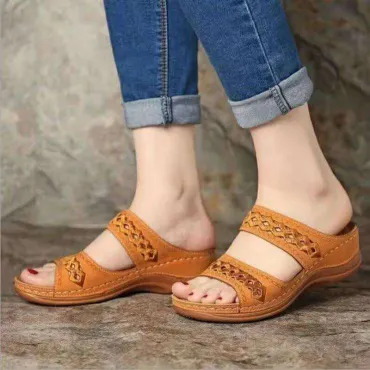 Women's Large Size Flat Sandals 