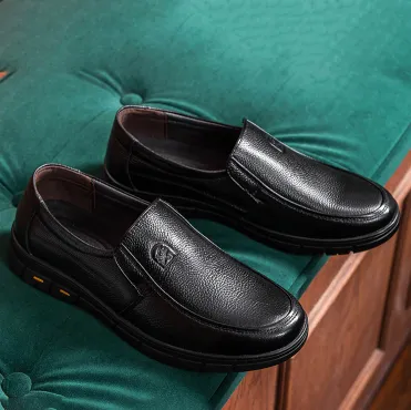  BREATHABLE BRITISH SOFT SOLE COMFORTABLE LEATHER SHOES 0106b