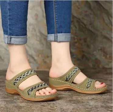 Women's Large Size Flat Sandals 