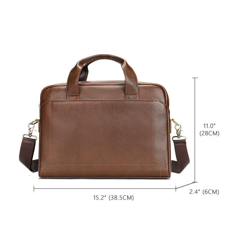 HIGH END TOP LAYER COWHIDE  BUSINESS BAG GB-5006
